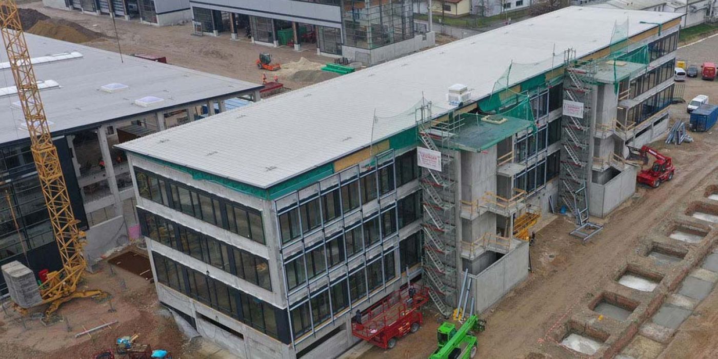 Bauarbeiten neuer Betriebshof KARL-Gruppe