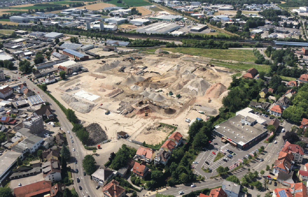 Achern Revitalisierung Drohnenaufnahme