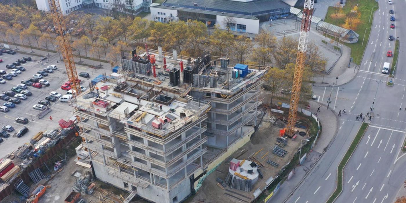 Karl-Turm Technik auf dem Dach