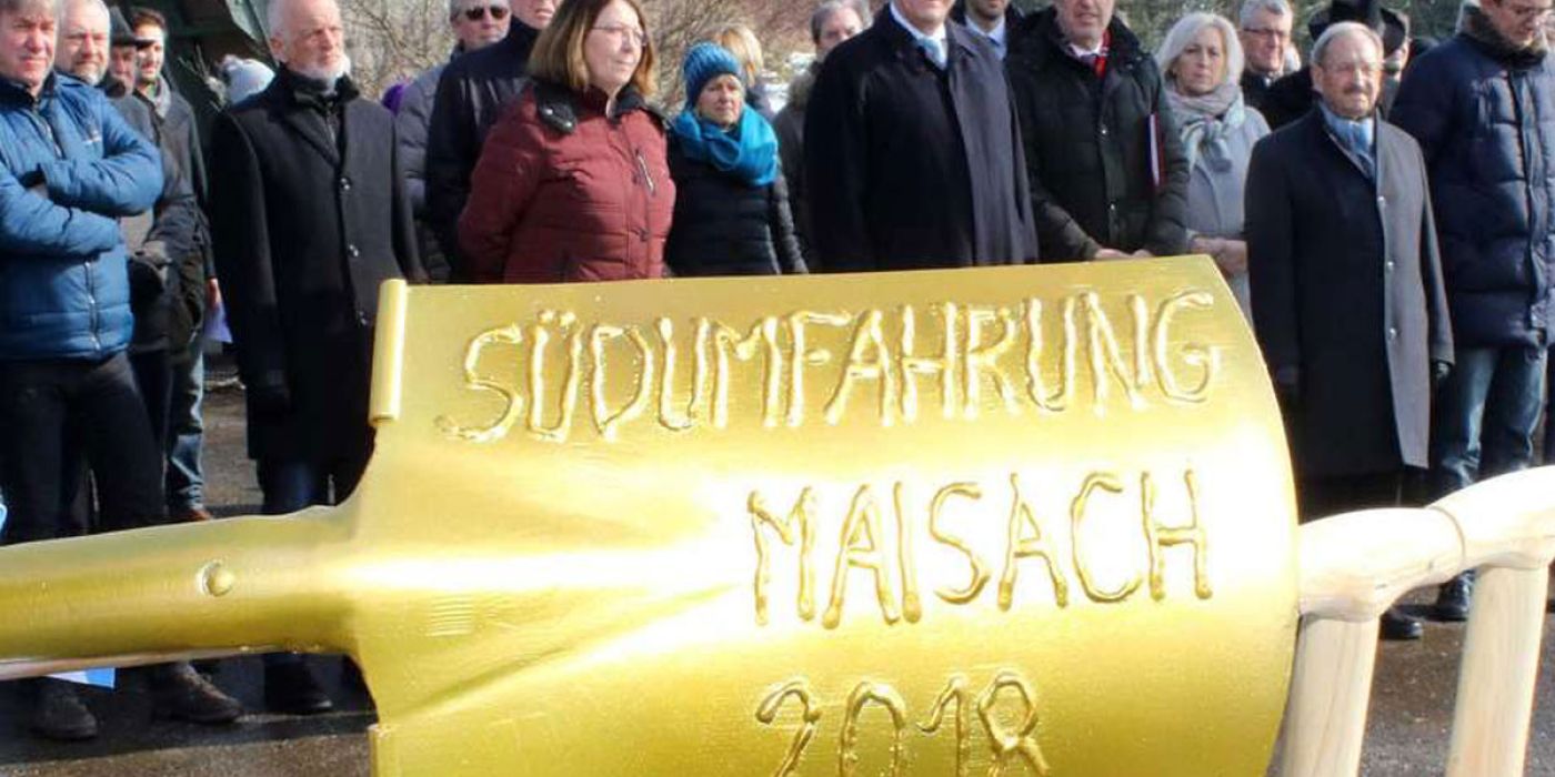 Spatenstich in Maisach