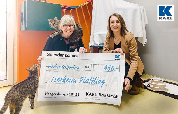 Spende an Tierheim in Plattling
